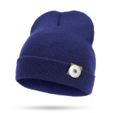 New style hood, autumn and winter knitted hat, men's and women's woolen hat fit 18mm snap button jewelry