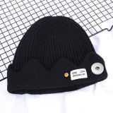 Autumn and winter UncleYao American drama  River Valley Town  American college style crown knitted woolen hat fit 18mm snap button jewelry
