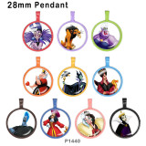 10pcs/lot  Wizard  witch  glass picture printing products of various sizes  Fridge magnet cabochon