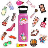 50 girls cosmetics cute graffiti stickers suitcase laptop guitar waterproof stickers stickers