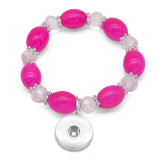 1 buttons With  snap crystal Elasticity  bracelet fit18&20MM  snaps jewelry