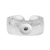 1 buttons  Plating Bright silver snap bracelet fit snaps jewelry