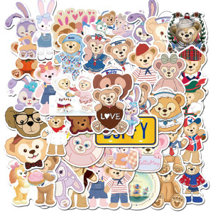 40 cartoon cute bear and cartoon rabbit bear graffiti stickers suitcase laptop waterproof stickers