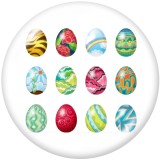 20MM  Kiss Me  Cross  happy easter  Print   glass  snaps buttons