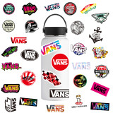 50 non-repetitive tide brand VANS graffiti stickers skateboard guitar water cup trolley case waterproof stickers