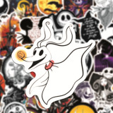 50 Christmas Horror Night Halloween Horror Graffiti Stickers Window Wall Wall Water Cup Trolley Sticker Stickers