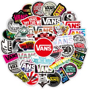 50 non-repetitive tide brand VANS graffiti stickers skateboard guitar water cup trolley case waterproof stickers