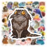 50 fairy tale cartoon animals cute bird owl graffiti stickers mobile phone water cup computer hand account book stickers