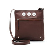 New fashion European and American women's shoulder bag, long cross-body bag, female bag fit 18mm snap button jewelry