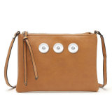 Ladies Clutch New Fashion Baita Envelope Bag Candy Color One-shoulder Messenger Bag fit 18mm snap button jewelry