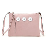 Ladies Clutch New Fashion Baita Envelope Bag Candy Color One-shoulder Messenger Bag fit 18mm snap button jewelry