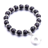 1 buttons With  snap Pearl Elasticity  bracelet fit18&20MM  snaps jewelry