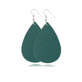 Christmas tree sequins Leather Earrings