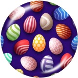 20MM  happy easter  rabbit  Cross  Print  glass  snaps  buttons