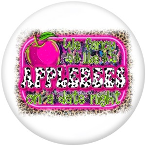 20MM  words   MOM  Boss   Print  glass  snaps  buttons