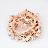 Brooch, silk scarf buckle, scarf, corner knotted buckle, dual-use high-end t-shirt buckle brooch