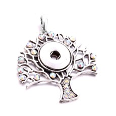 snap Silver  Pendant  fit 20MM snaps style jewelry