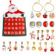 Christmas jewelry gift calendar cloth bag bracelet necklace beads diy gift set