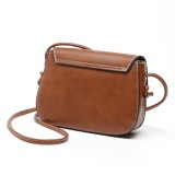 New all-match simple one-shoulder diagonal bag belt buckle small stereotyped bag fit 18mm snap button jewelry