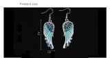 Angel Wings Wings Rhinestone Mid-length Pendant Earrings