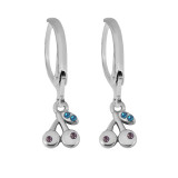 Stainless steel small accessory earrings