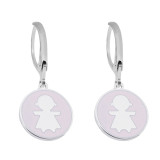 Stainless steel small accessory earrings
