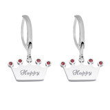 Stainless steel small accessory earrings