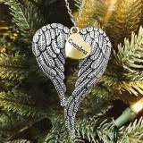 Christmas decoration alloy golden necklace pendant