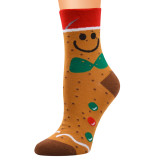 Christmas socks cartoon socks women cotton socks tube socks ladies socks elk snowman cotton socks