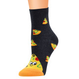 Cartoon three-dimensional socks burger cola chicken leg series socks in tube female cotton socks