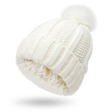 Protective hairstyle silky stretch satin knitted hat loose and warm