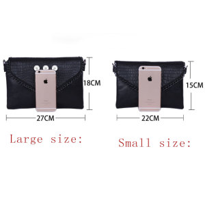 Female bag new trendy soft leather middle-aged lady mother bag single-shoulder diagonal bag female fit 18mm snap button jewelry