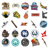 50 CS GO graffiti stickers, personalized cross-border game stickers, DIY skateboard water cup luggage stickers
