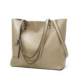 Bag women's casual large-capacity simple one-shoulder messenger portable tote bag