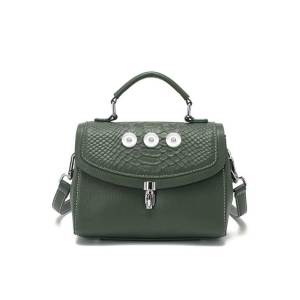 Genuine leather handbags handbags fashion embossed first layer cowhide one-shoulder diagonal bag practical leisure