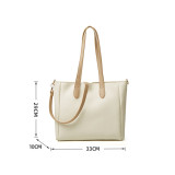 The new trendy commuter big bag Korean version of the simple large-capacity diagonal bag female wild one-shoulder tote bag