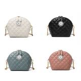 Genuine leather handbags baguette bag women retro embossed crocodile pattern leather shoulder messenger bag
