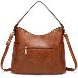 Women's bag tote bag double zipper tassel handbag shoulder bag diagonal