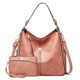 Women's bags, shoulder messenger, portable large-capacity tote bag fit 18mm snap button jewelry
