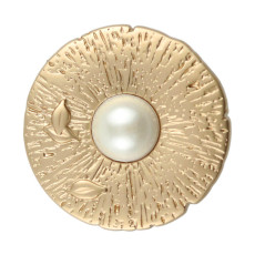 20MM Metal button pearl  fit 20mm snap jewelry