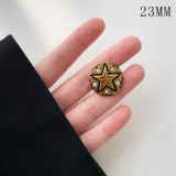 23MM  love Metal button fit 20mm snap jewelry