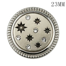 23MM Metal button fit 20mm snap jewelry