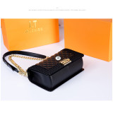 Jelly bag rivet diamond chain ladies shoulder bag jelly bag fashion handbag fit 18mm snap button jewelry