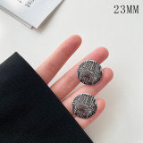 23MM Metal button fit 20mm snap jewelry