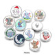 Painted metal 20mm snap buttons Cartoon  Elephant  DIY jewelry