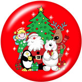 Painted metal 20mm snap buttons  Christmas  Deer  Snowman  Dog  DIY jewelry