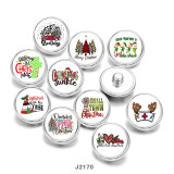 Painted metal 20mm snap buttons  Christmas  Car   Cross   DIY jewelry