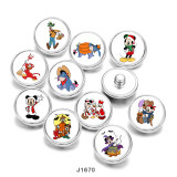 Painted metal 20mm snap buttons  Christmas  Halloween Dog  DIY jewelry