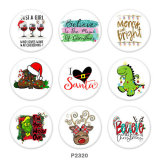 Painted metal 20mm snap buttons  Christmas  shoes  Deer   DIY jewelry   glass  snaps buttonDeer