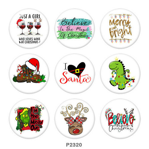 Painted metal 20mm snap buttons  Christmas  shoes  Deer   DIY jewelry   glass  snaps buttonDeer